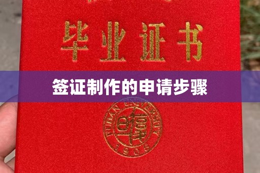 杨浦签证制作的申请步骤