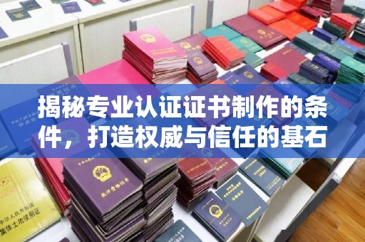 杨浦揭秘专业认证证书制作的条件，打造权威与信任的基石