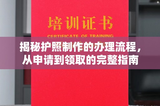 杨浦揭秘护照制作的办理流程，从申请到领取的完整指南