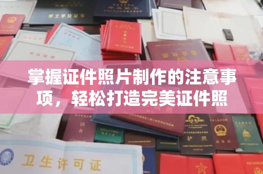 杨浦掌握证件照片制作的注意事项，轻松打造完美证件照