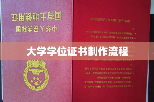 杨浦大学学位证书制作流程