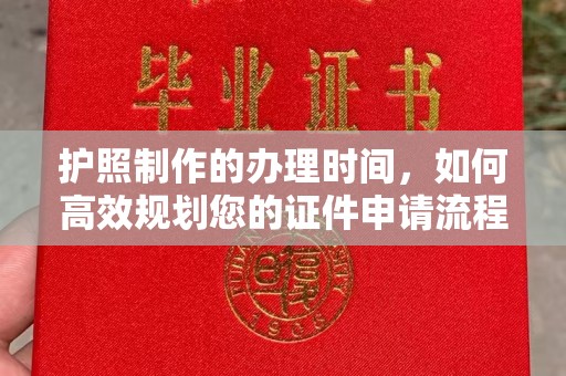 杨浦护照制作的办理时间，如何高效规划您的证件申请流程